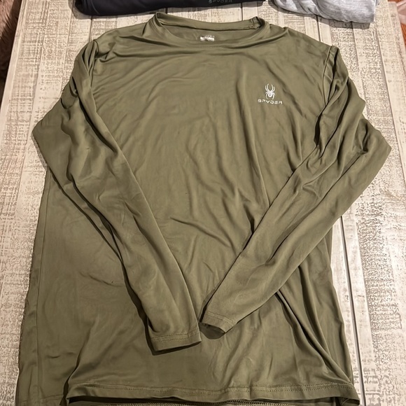 Bundle/Lot of 3 long sleeve men’s t-shirts size med - Spyder Gear and Gaiam gym - Picture 4 of 7